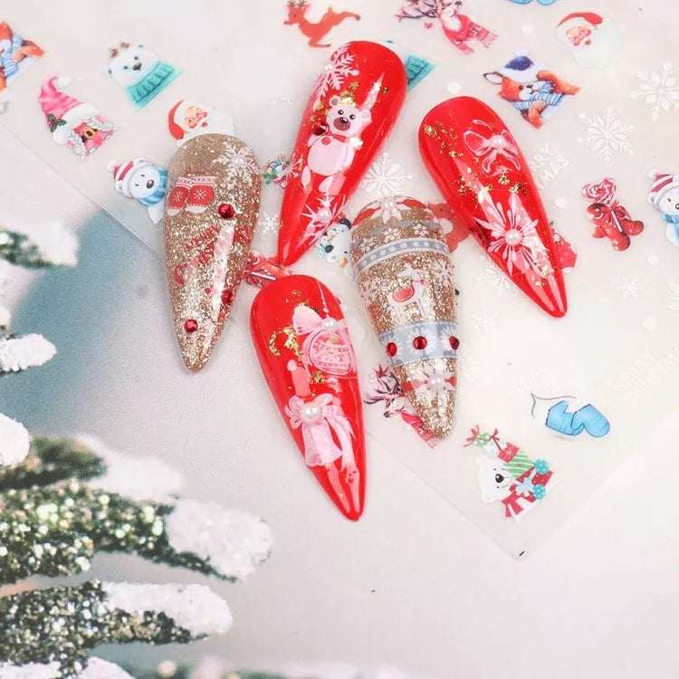 Christmas Nail Art Stickers - NSI Australia
