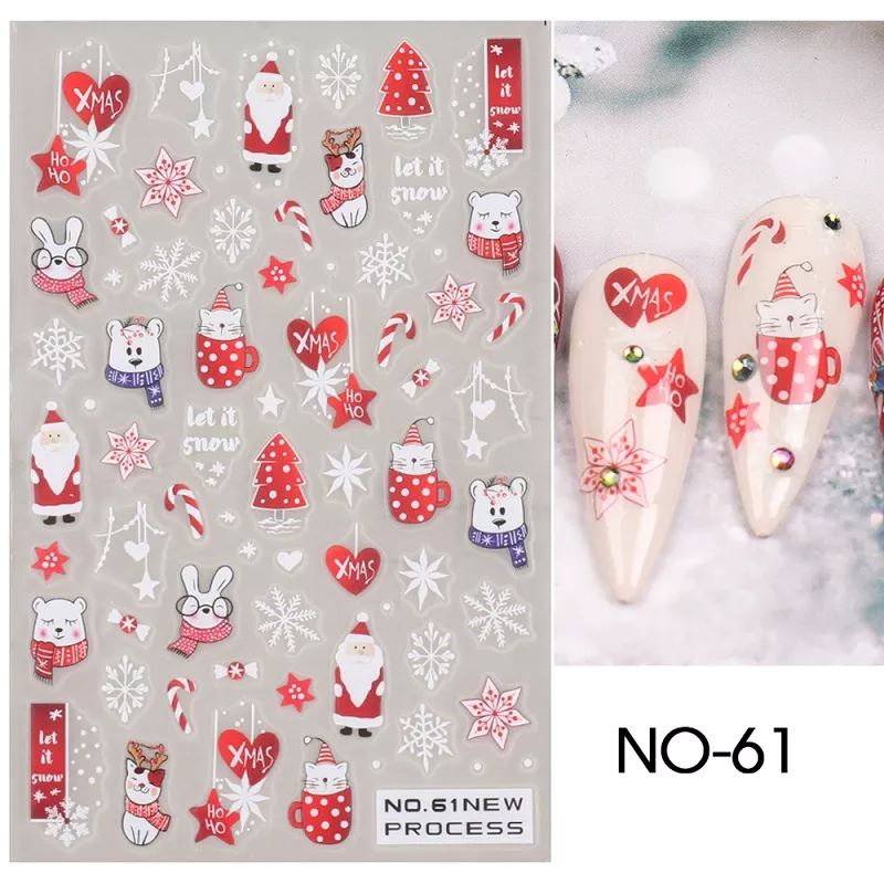Christmas Nail Art Stickers - NSI Australia