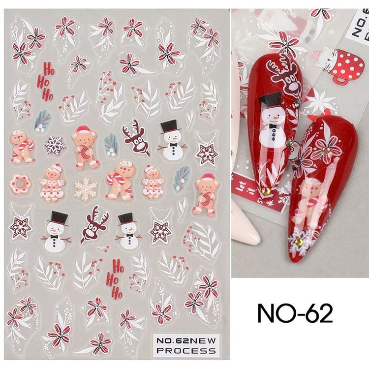 Christmas Nail Art Stickers - NSI Australia