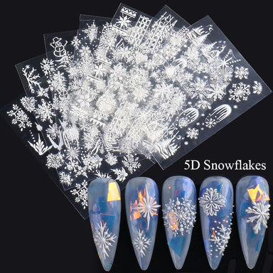 Snowflake Clear Acrylic Powder