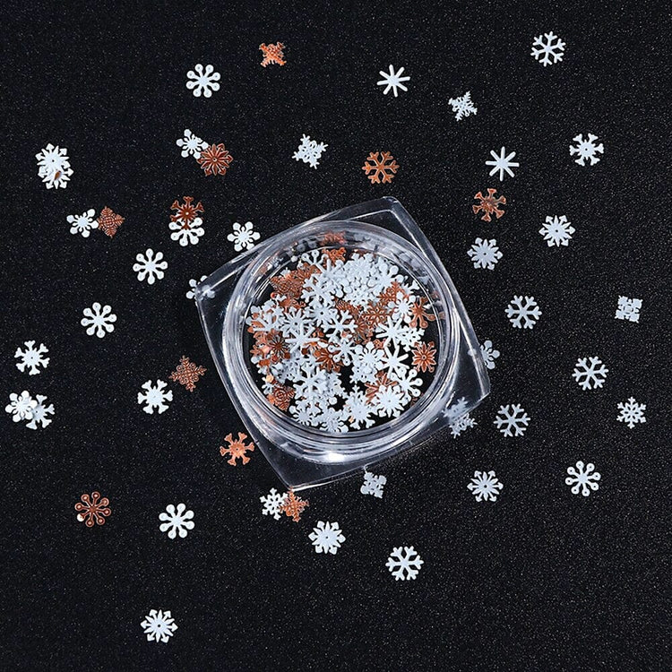 Christmas Snowflakes Stars 3D Nail Art Decoration - NSI Australia