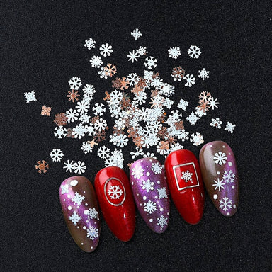 Christmas Snowflakes Stars 3D Nail Art Decoration - NSI Australia