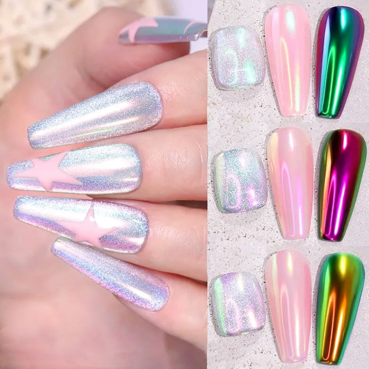 Chrome Aurora Nail Polish Born Pretty - NSI Australia