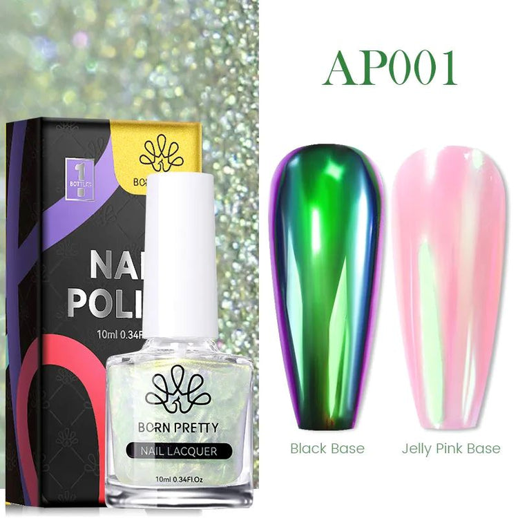 Chrome Aurora Nail Polish Born Pretty - NSI Australia