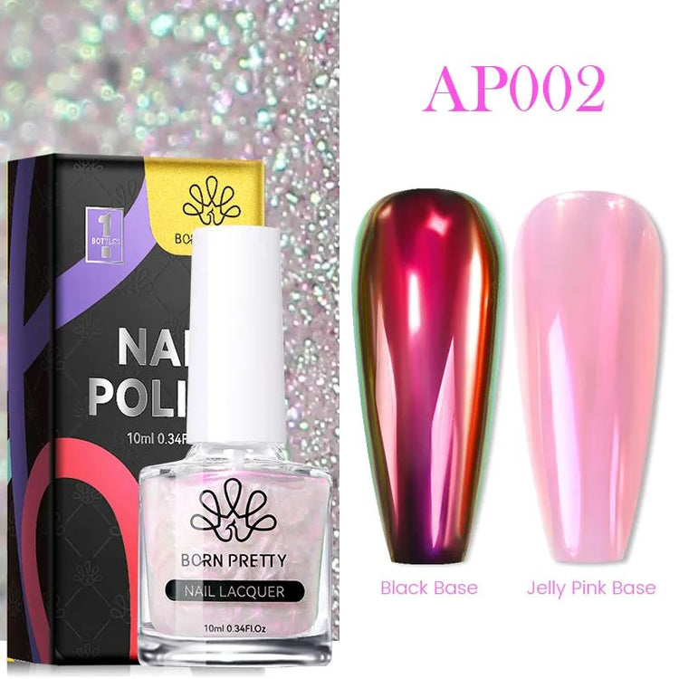 Chrome Aurora Nail Polish Born Pretty - NSI Australia