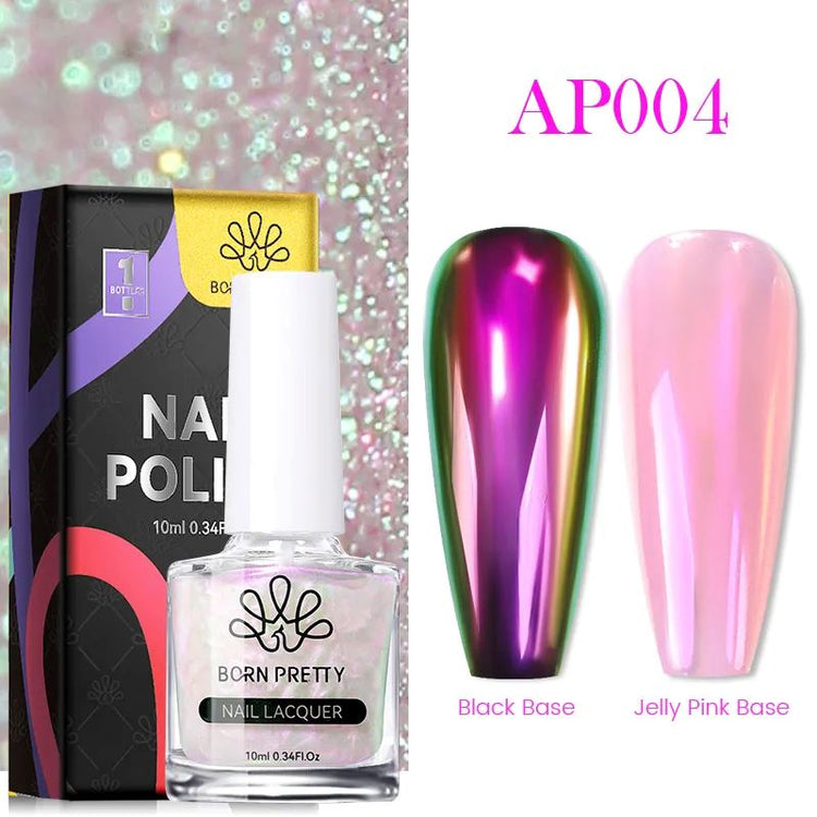 Chrome Aurora Nail Polish Born Pretty - NSI Australia