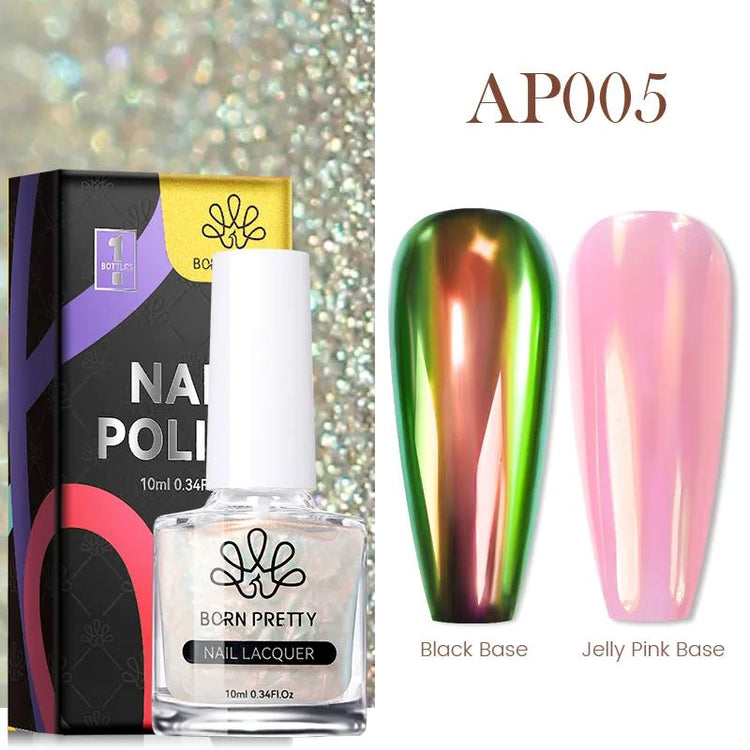 Chrome Aurora Nail Polish Born Pretty - NSI Australia