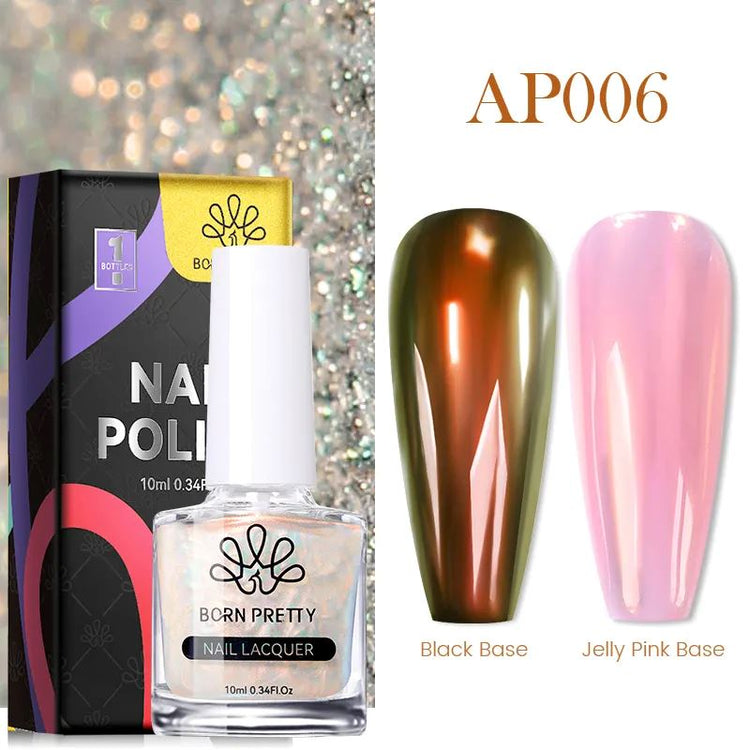 Chrome Aurora Nail Polish Born Pretty - NSI Australia