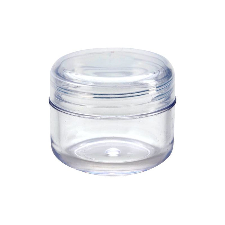 Clear Plastic Jar with Clear Lid (25gm) - NSI Australia