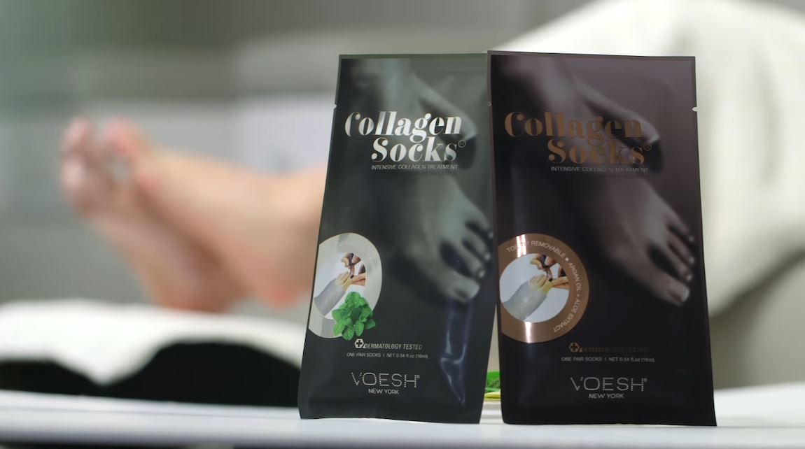 Collagen Peppermint Socks - Voesh - NSI Australia