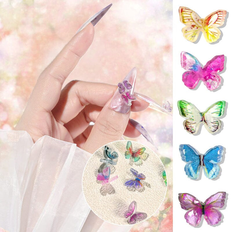 Colourful Butterfly Nail Decoration Tray - NSI Australia