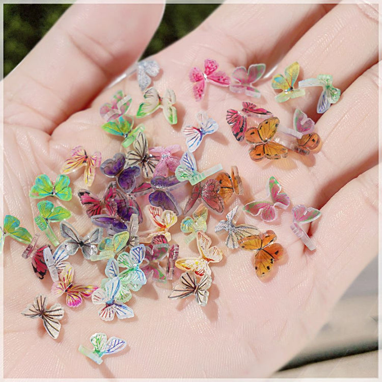 Colourful Butterfly Nail Decoration Tray - NSI Australia