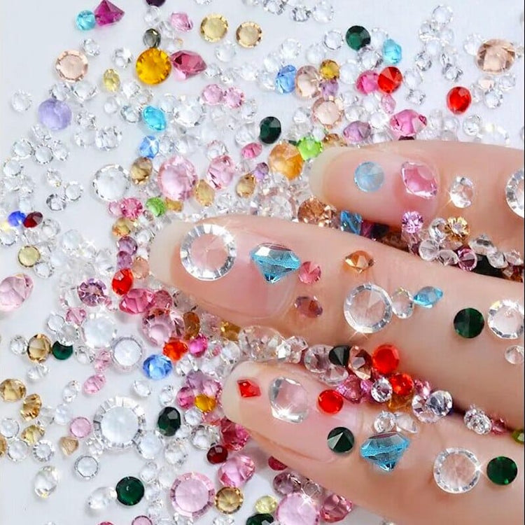 Colourful Rhinestones Crystal Mixed Sizes - NSI Australia