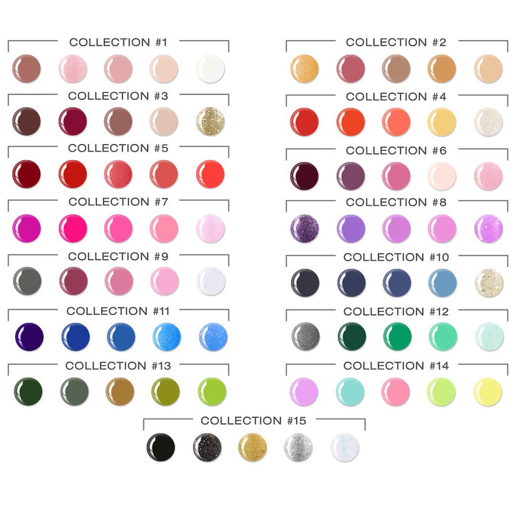 Cream Gel Polish 5in1 Colour Palette - NSI Australia