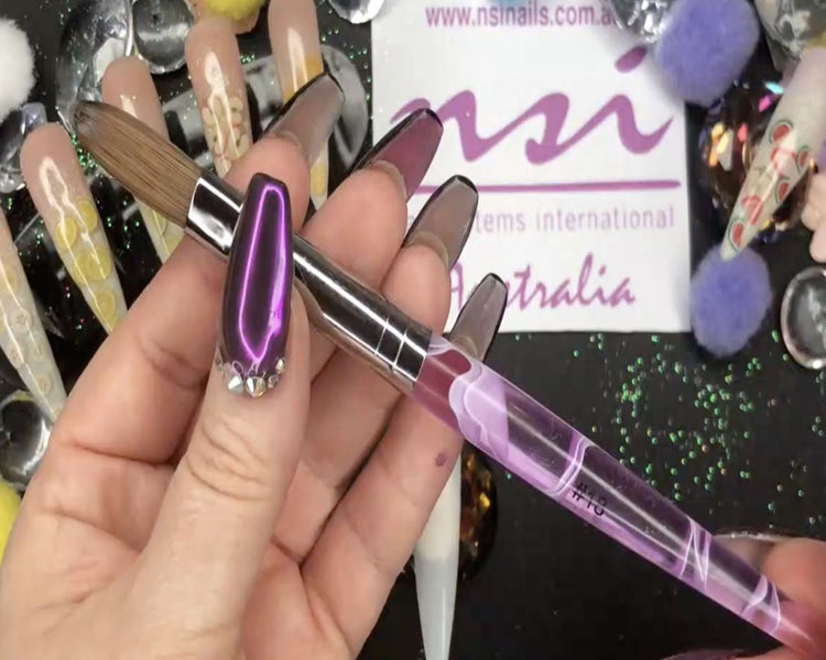 Crimped Kolinsky Acrylic Brush - NSI Australia