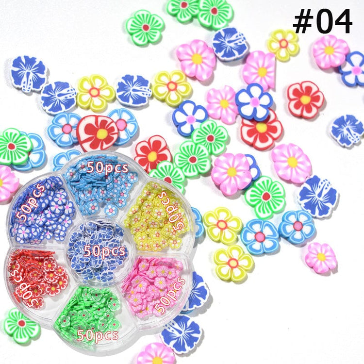 Crystal Cuddly Bear, Flowers and Fruits Nail Wheel - NSI Australia