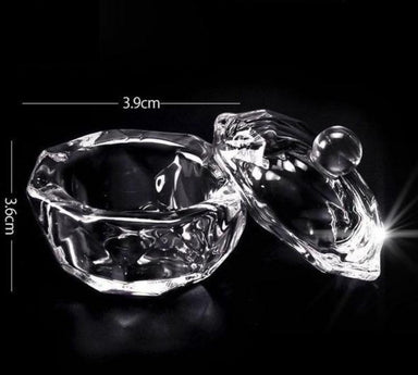 Crystal Glass Jar 10ml - Hexagonal Shape - NSI Australia