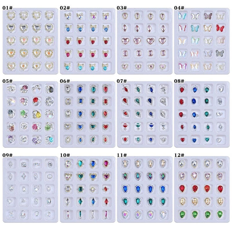 Crystal Jewellery 3D Charm 20pcs - NSI Australia