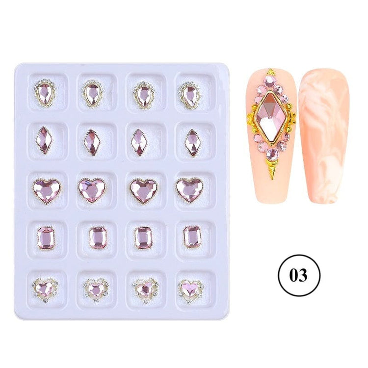 Crystal Jewellery 3D Charm 20pcs - NSI Australia