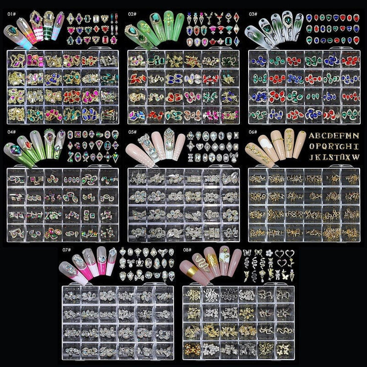 Crystal Jewellery 3D Charm 24 Grid Box - NSI Australia