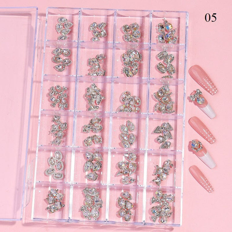 Crystal Jewellery 3D Charm 24 Grid Box - NSI Australia