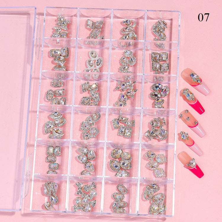 Crystal Jewellery 3D Charm 24 Grid Box - NSI Australia