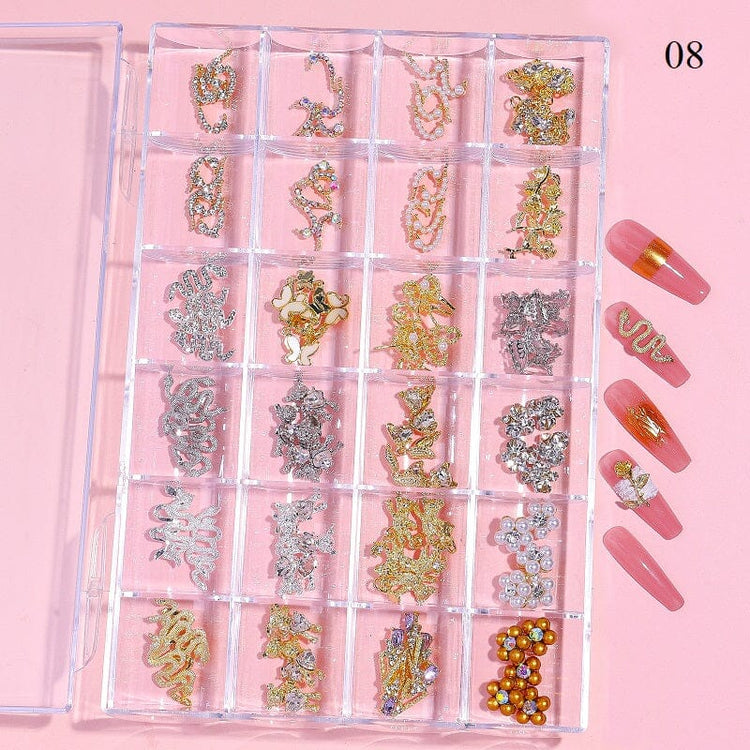 Crystal Jewellery 3D Charm 24 Grid Box - NSI Australia