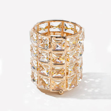 Crystal Metallic Gold Frame Storage Holder - NSI Australia