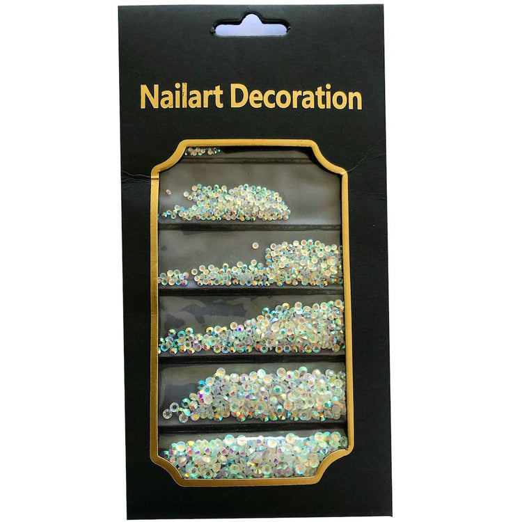 Crystal Meteorite Rhinestones Nail Art AB Bag - NSI Australia