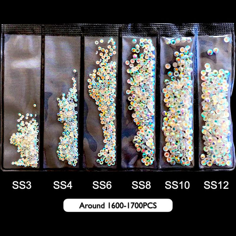 Crystal Meteorite Rhinestones Nail Art AB Bag - NSI Australia