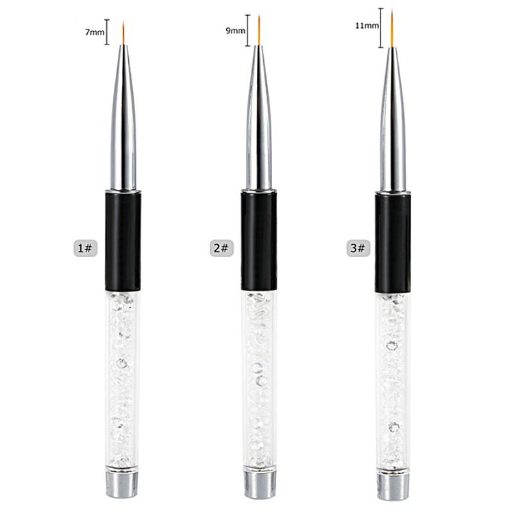 Crystals Nail Art Liner Brushes - NSI Australia