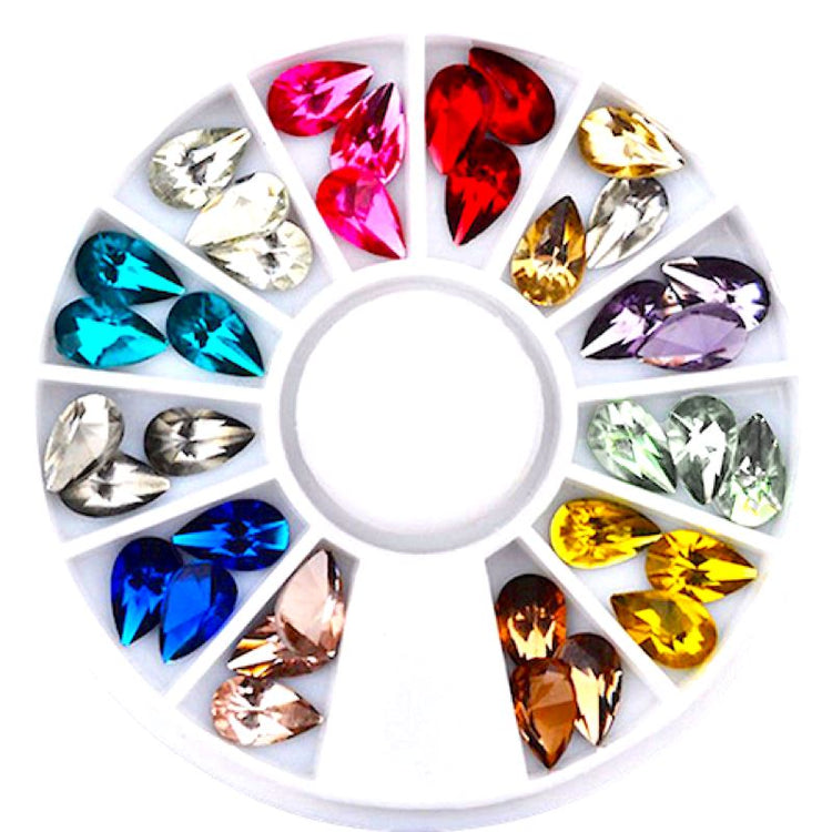 Crystals, Stones & Blings Nail Art Rhinestones Wheel - NSI Australia