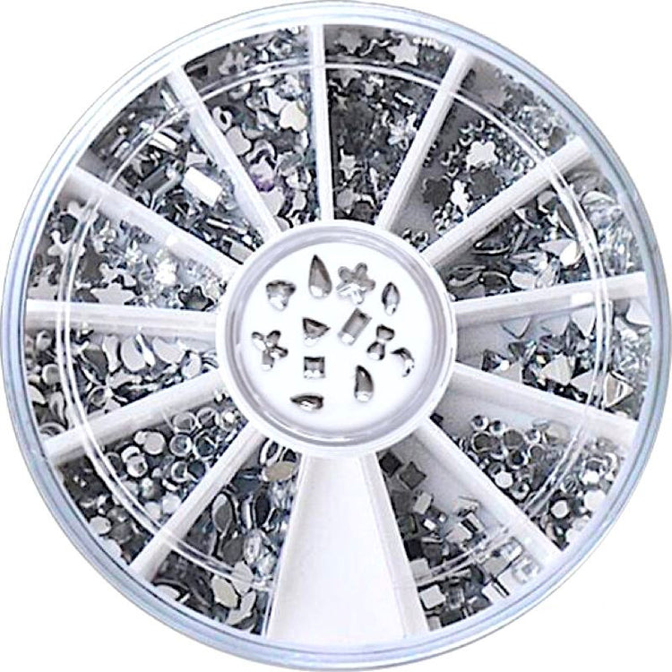 Crystals, Stones & Blings Nail Art Rhinestones Wheel - NSI Australia