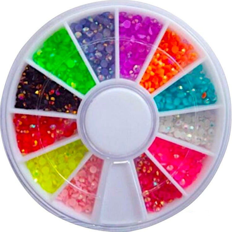 Crystals, Stones & Blings Nail Art Rhinestones Wheel - NSI Australia