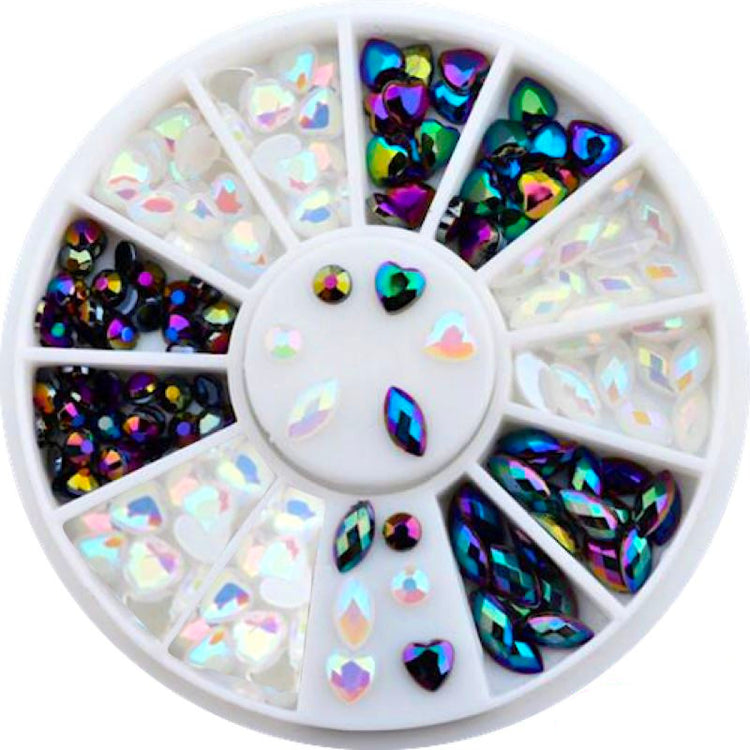 Crystals, Stones & Blings Nail Art Rhinestones Wheel - NSI Australia