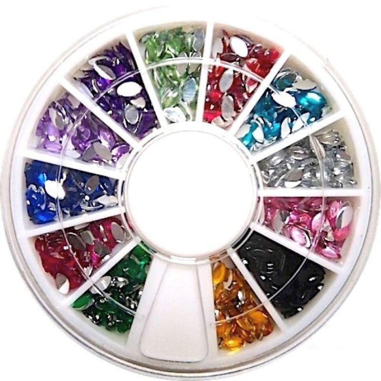 Crystals, Stones & Blings Nail Art Rhinestones Wheel - NSI Australia