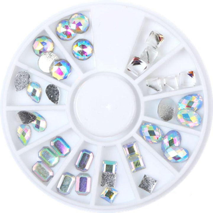 Crystals, Stones & Blings Nail Art Rhinestones Wheel - NSI Australia