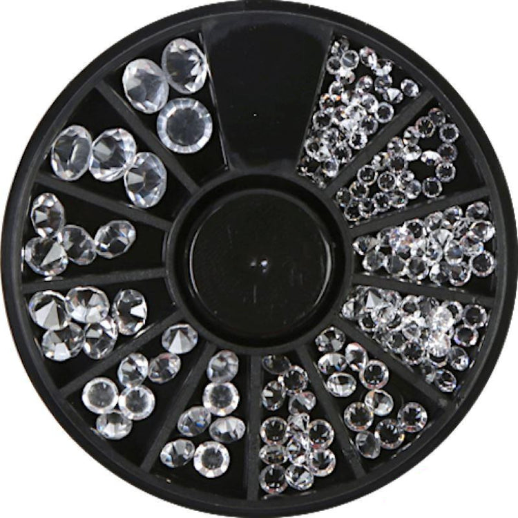 Crystals, Stones & Blings Nail Art Rhinestones Wheel - NSI Australia