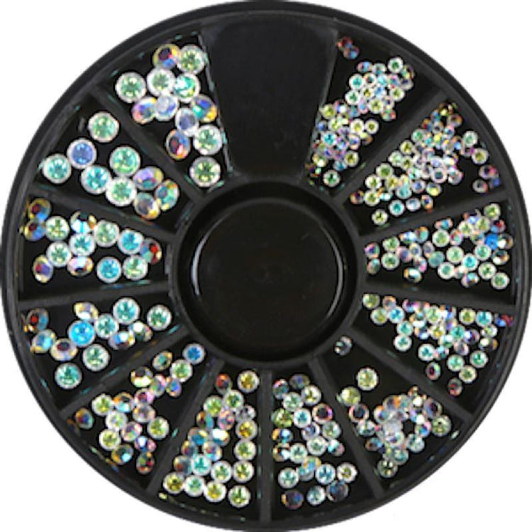 Crystals, Stones & Blings Nail Art Rhinestones Wheel - NSI Australia