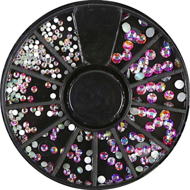 Crystals, Stones & Blings Nail Art Rhinestones Wheel - NSI Australia