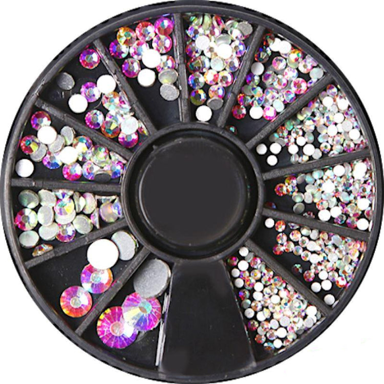 Crystals, Stones & Blings Nail Art Rhinestones Wheel - NSI Australia