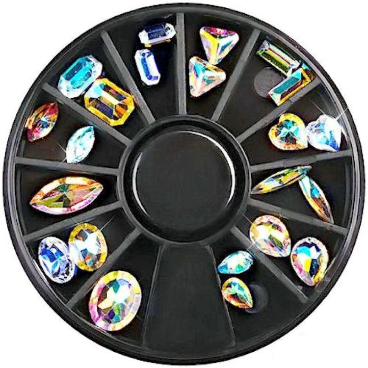 Crystals, Stones & Blings Nail Art Rhinestones Wheel - NSI Australia