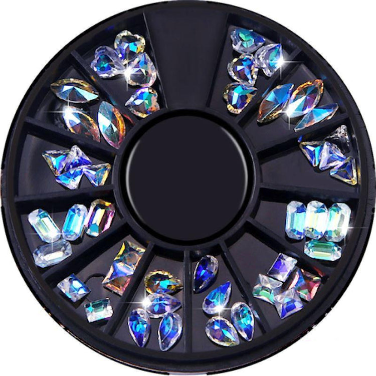 Crystals, Stones & Blings Nail Art Rhinestones Wheel - NSI Australia