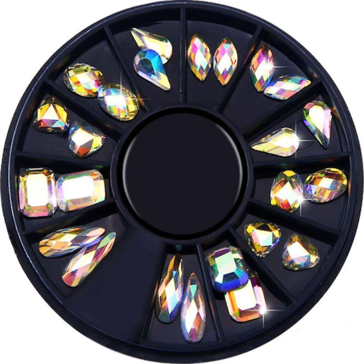 Crystals, Stones & Blings Nail Art Rhinestones Wheel - NSI Australia