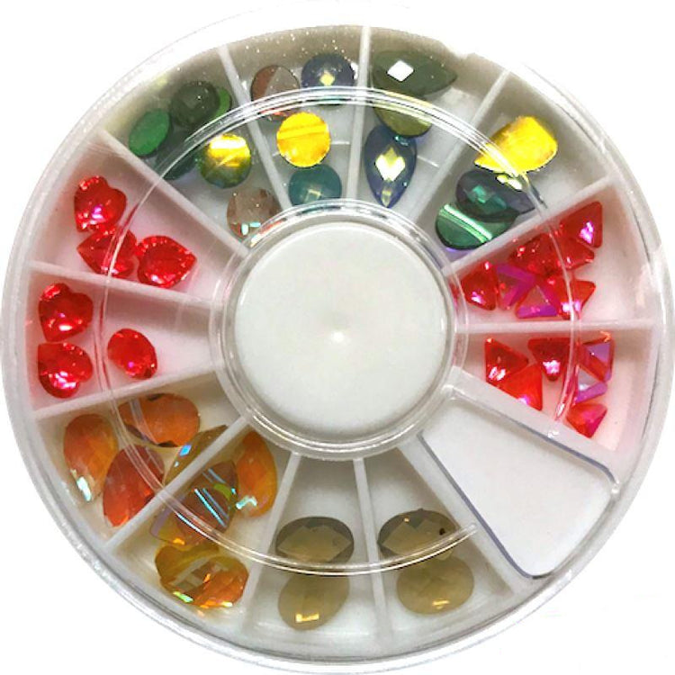 Crystals, Stones & Blings Nail Art Rhinestones Wheel - NSI Australia