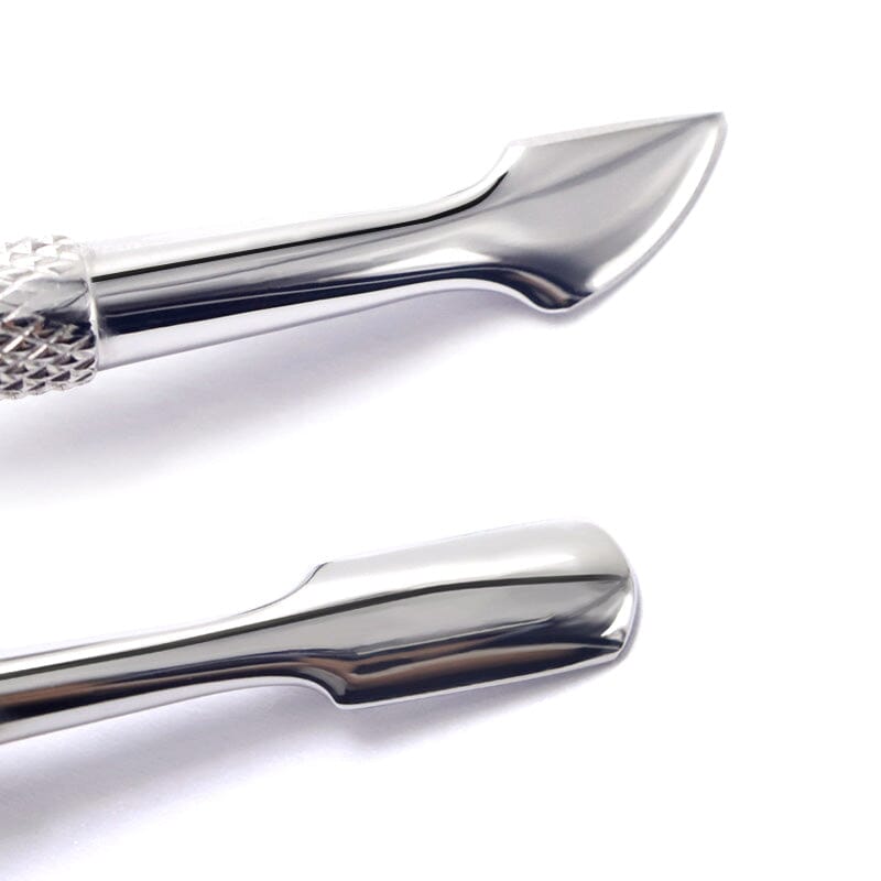 Cuticle Pusher Silver - Curve and Sharp - NSI Australia