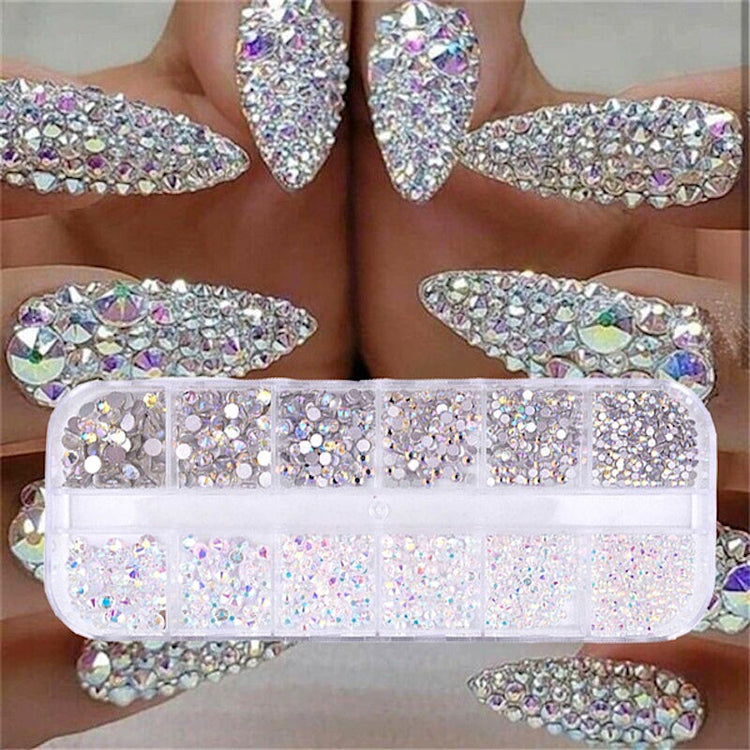 Decoration 3D Nail Art Rhinestones Tray - NSI Australia