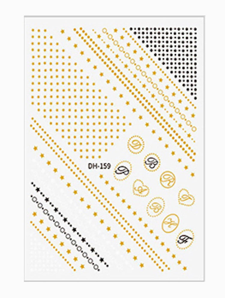 DESIGNER Nail Art Stickers - NSI Australia