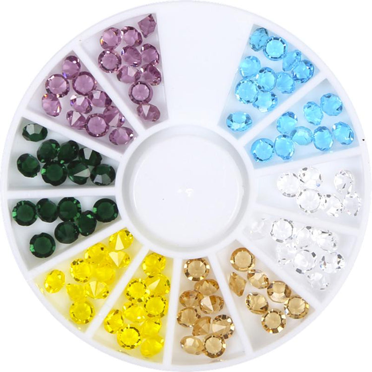 Diamond Nail Art Decoration Rhinestones Wheel W8043 - NSI Australia