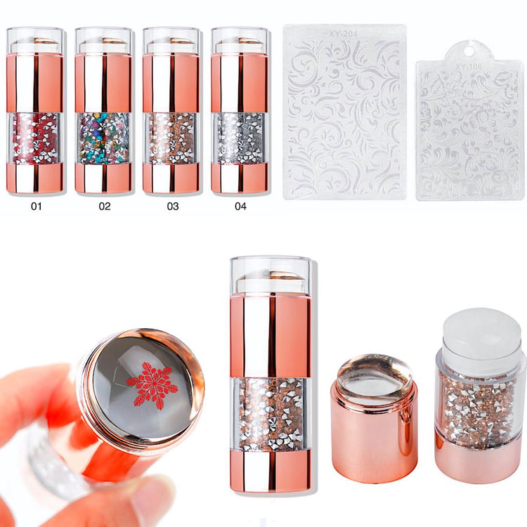 Double Silicone Stamper & Scraper - NSI Australia